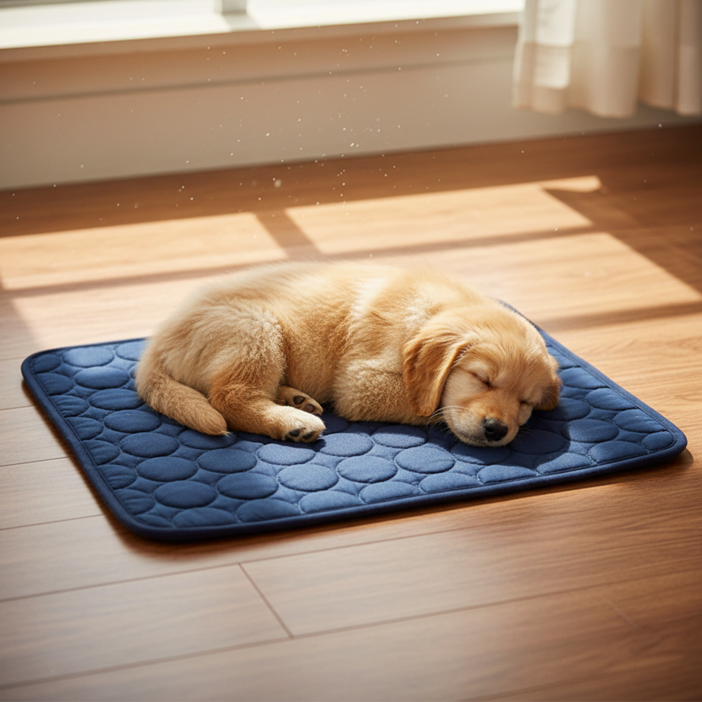Dark blue mat